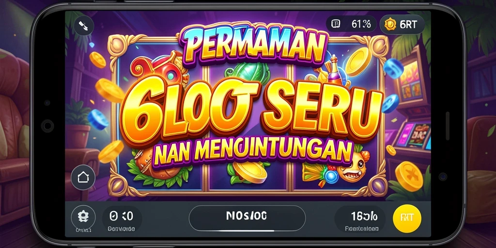 Screenshot dari gameplay 6RT yang menunjukkan putaran slot yang seru.
