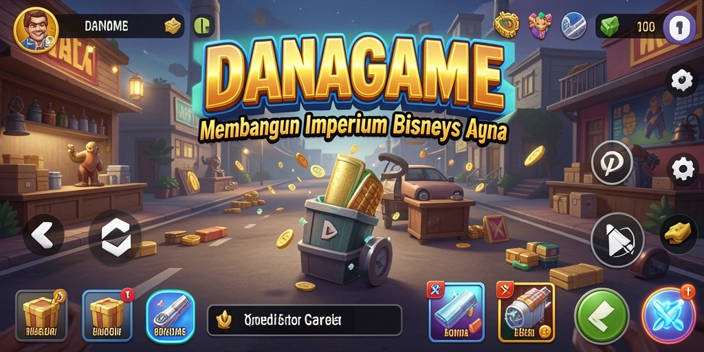 Tampilan gameplay DANAGAME yang menarik dan strategis.