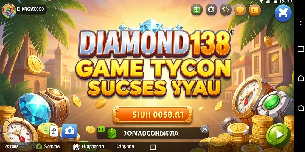Tampilan gameplay <strong>DIAMOND138</strong> yang seru dan menantang dalam dunia Tycoon.