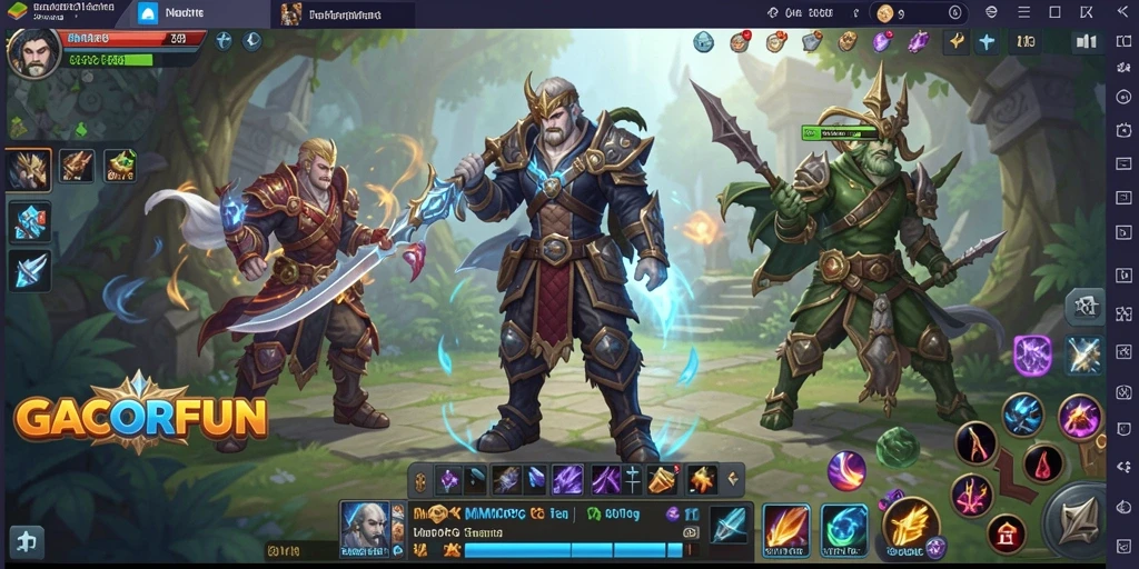 Tampilan menarik dari gameplay GACORFUN dalam dunia MMORPG.