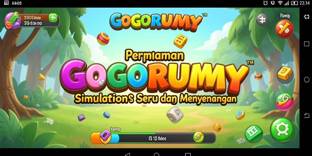 Tampilan screenshot gameplay GOGORUMMY yang menarik dan dinamis.