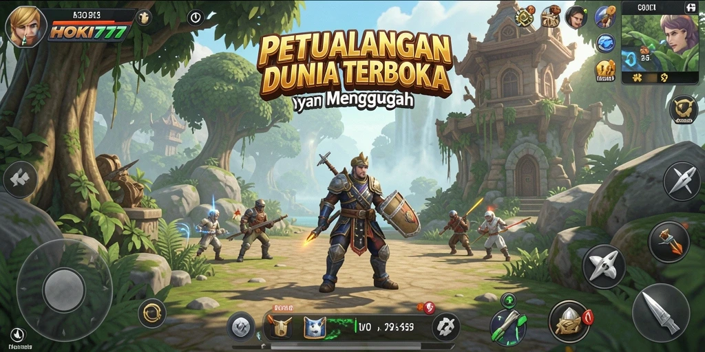 Screenshot HOKI777 menampilkan gameplay eksplorasi dunia terbuka yang menarik.