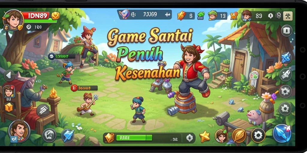Screenshot yang menunjukkan keseruan gameplay Casual IDN89.