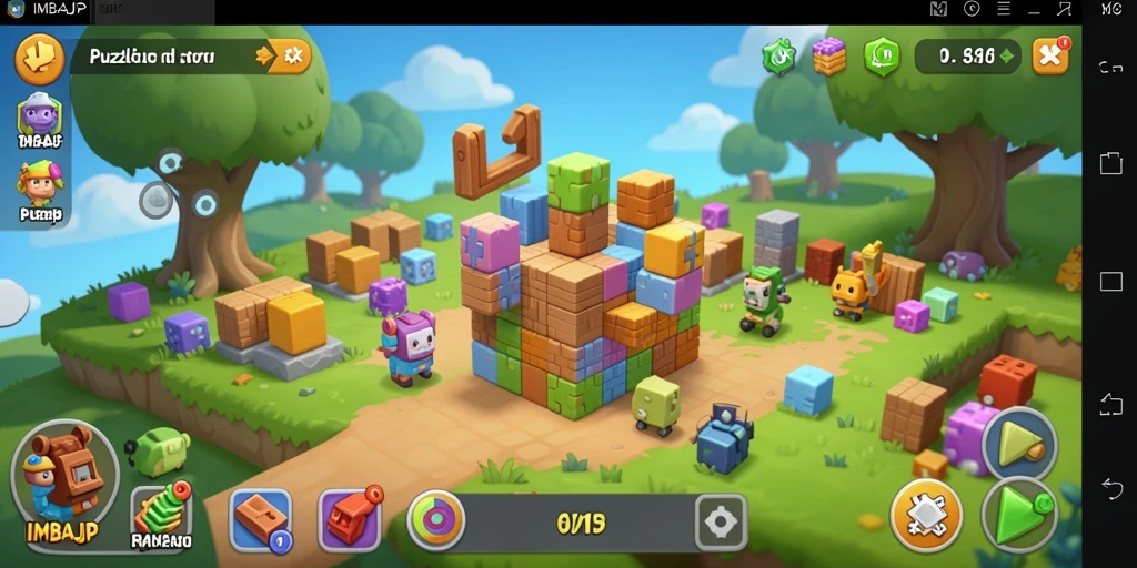 Tampilan gameplay IMBAJP yang seru dan menantang.