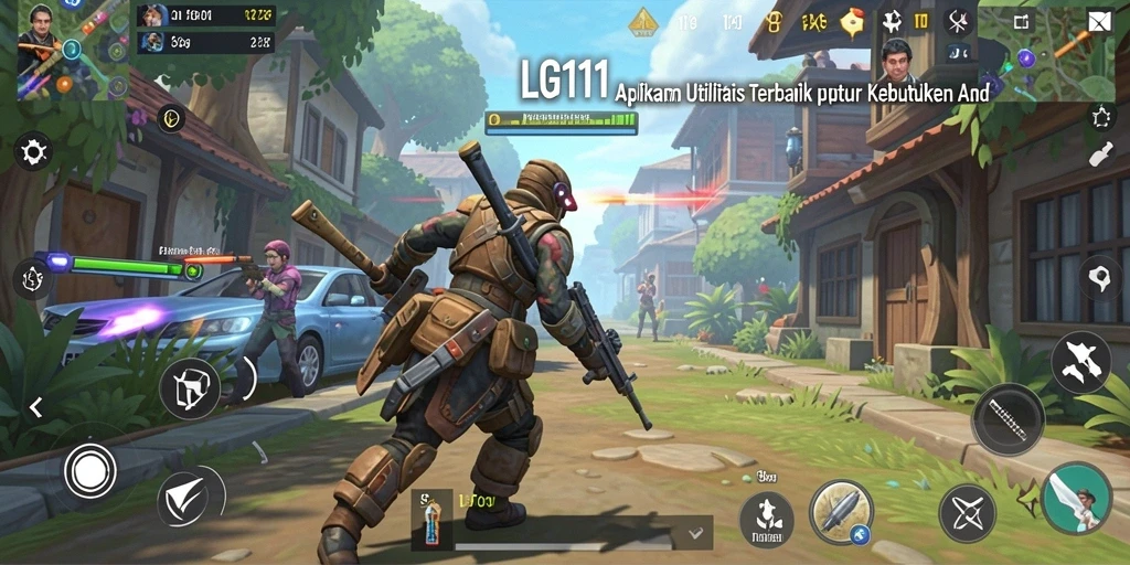 Tampilan antarmuka LG111 yang intuitif dan terorganisir dengan baik.