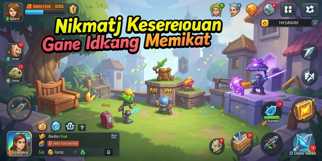Screenshot utama PP7 menampilkan gameplay Idle yang mendebarkan.