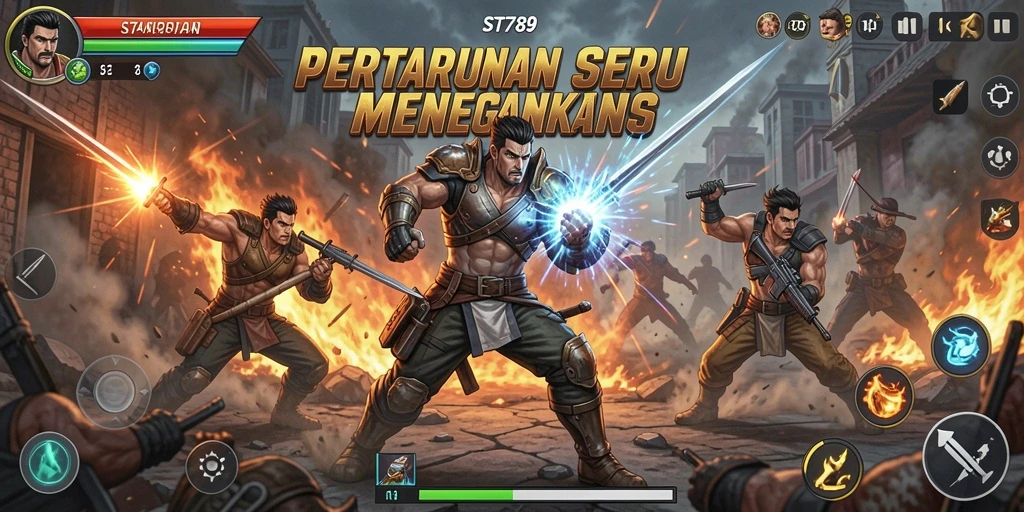 Tampilan gameplay ST789 yang seru dan mendebarkan.